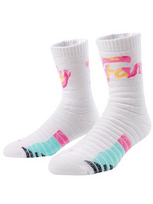 TOMMUP Баскетболни чорапи, двупластови, персонализируеми, с печат на лого, за баскетбол