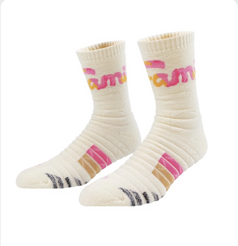 TOMMUP Баскетболни чорапи, двупластови, персонализируеми, с печат на лого, за баскетбол