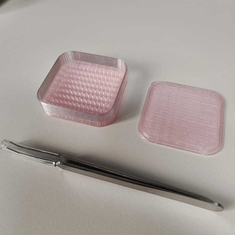 Plastični set za sortiranje mahuna s ladicom za igle i spremnikom praška, uključuje lopaticu za mahune i organizator olovaka