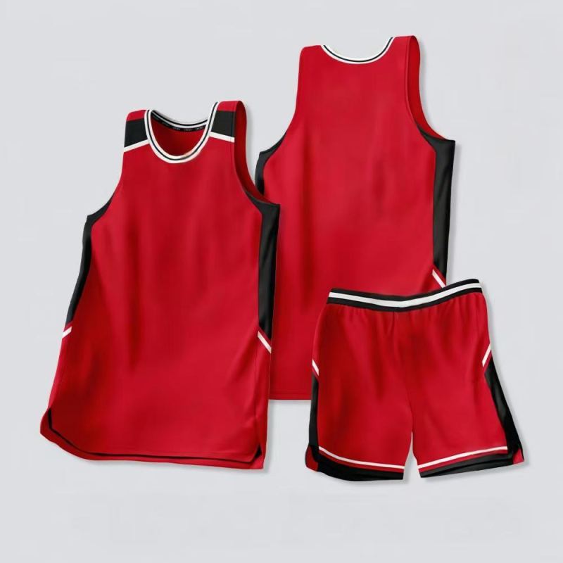 Set košarkaške uniforme za učenike, unisex za odrasle, vlakna bambusa, 100% poliester, trening i natjecateljski komplet