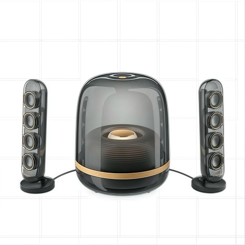 2.1-kanalni Bluetooth zvučnik s 8 drivera, Bluetooth 5.3, izlaz 40 W, raspon frekvencija 40 Hz–20 kHz