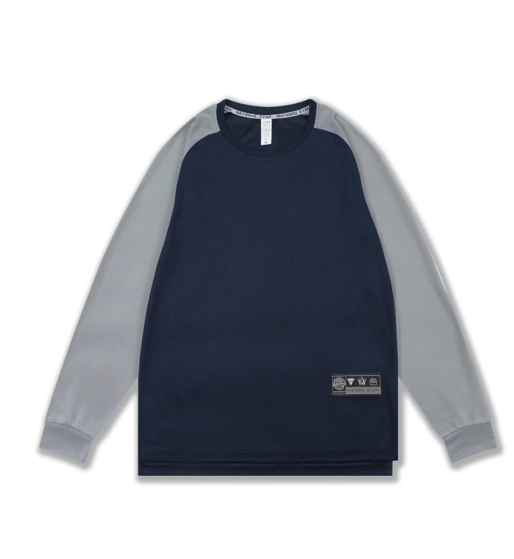 Tricou baschet cu mâneci lungi – Unisex adulți, material din fibre de bambus, 100% poliester, pentru toate anotimpurile