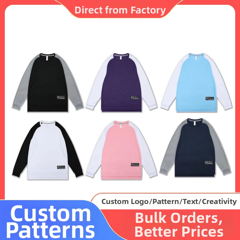 Tricou baschet cu mâneci lungi – Unisex adulți, material din fibre de bambus, 100% poliester, pentru toate anotimpurile