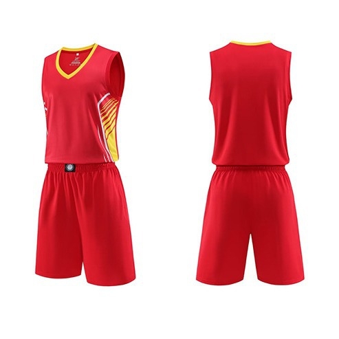 Unisex košarkaški set dresova – 100% poliester, pogodan za košarku i druge loptaške igre, za odrasle