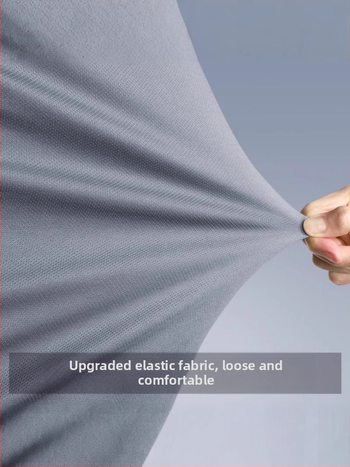 Tricou sport masculin din poliester, croi lejer, mâneci scurte, guler rotund