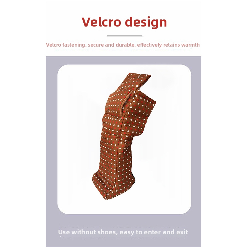 Papuci de casă încălziți cu talpă – USB, exterior din blană și piele, pentru bărbați