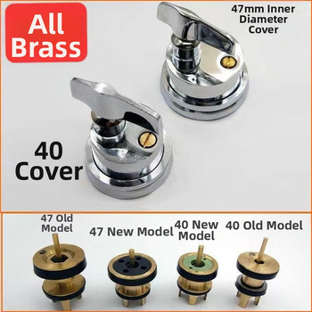 Accesorii pentru supapa de spălare unghiulară a toaletei — corp din cupru, întârziere a spălării, set de reparații, stil modern simplu