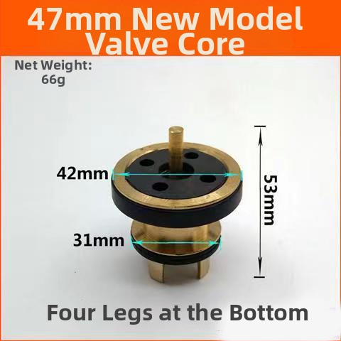 Accesorii pentru supapa de spălare unghiulară a toaletei — corp din cupru, întârziere a spălării, set de reparații, stil modern simplu