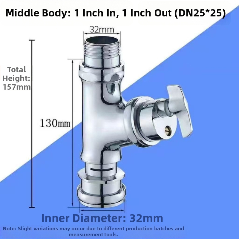 Accesorii pentru supapa de spălare unghiulară a toaletei — corp din cupru, întârziere a spălării, set de reparații, stil modern simplu