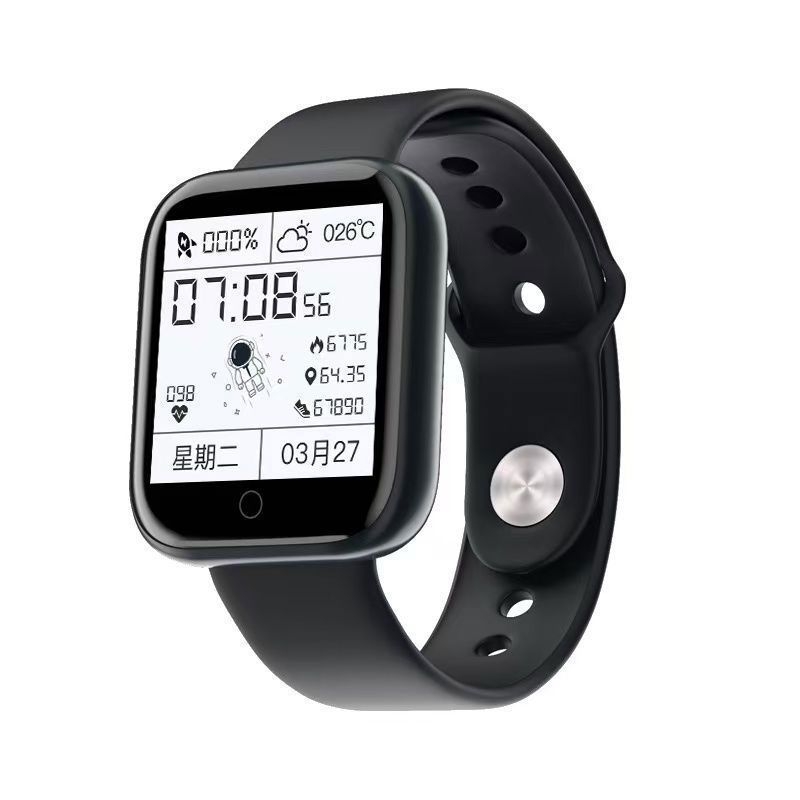 Έξυπνο ρολόι με παρακολούθηση καρδιακού ρυθμού, κλήσεις Bluetooth και έξυπνες υπενθυμίσεις — ιμάντας σιλικόνης, μη αδιάβροχο.