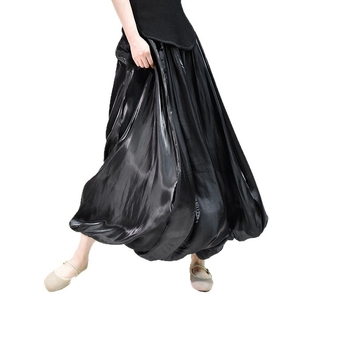 A-line suknja od Mercerized vlakna, srednje duljine, 95% poliestera, proljeće 2025