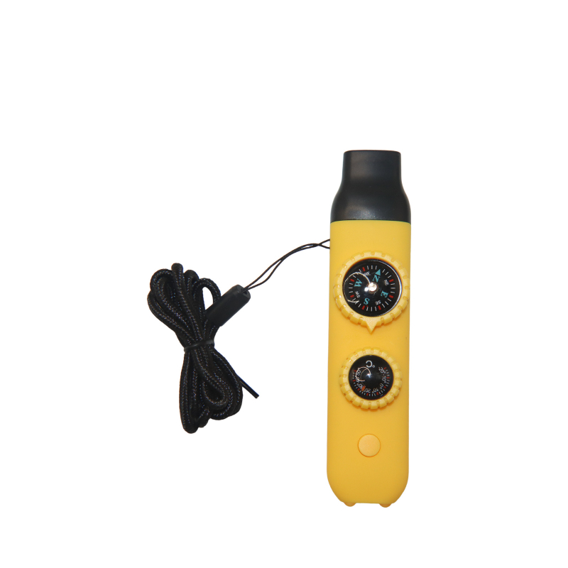 Other fluier exterior 7 în 1 cu lumină LED, termometru și busolă
