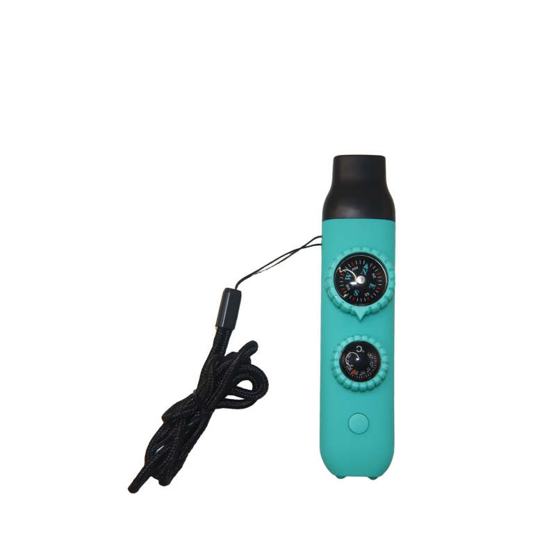 Other fluier exterior 7 în 1 cu lumină LED, termometru și busolă