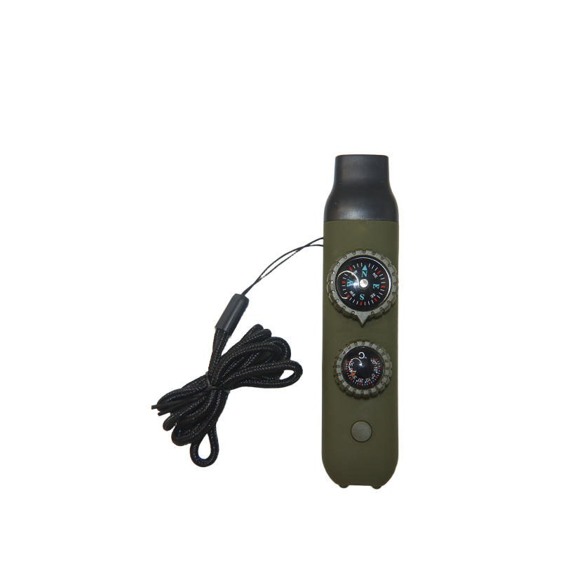 Other fluier exterior 7 în 1 cu lumină LED, termometru și busolă