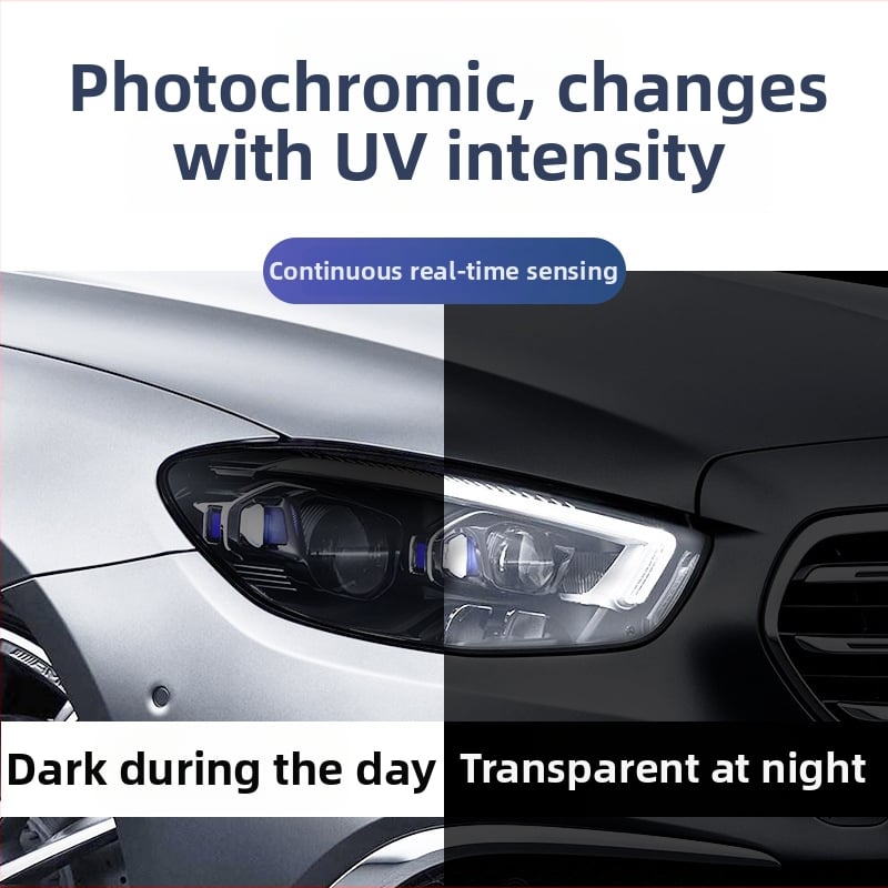 Folie pentru faruri auto: material - etichete; tip - folie pentru lumini; model transparent; montaj autoadeziv; personalizare disponibilă