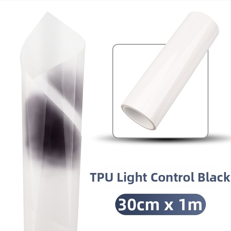 Folie pentru faruri auto: material - etichete; tip - folie pentru lumini; model transparent; montaj autoadeziv; personalizare disponibilă