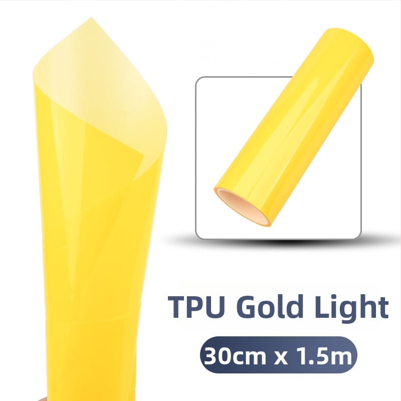 Folie pentru faruri auto: material - etichete; tip - folie pentru lumini; model transparent; montaj autoadeziv; personalizare disponibilă