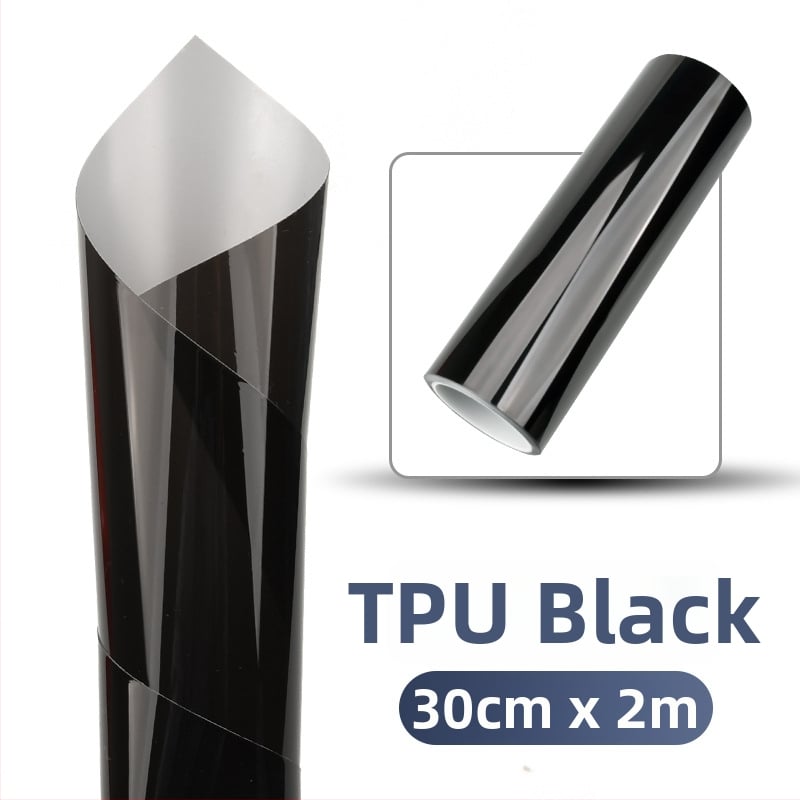 Folie pentru faruri auto: material - etichete; tip - folie pentru lumini; model transparent; montaj autoadeziv; personalizare disponibilă