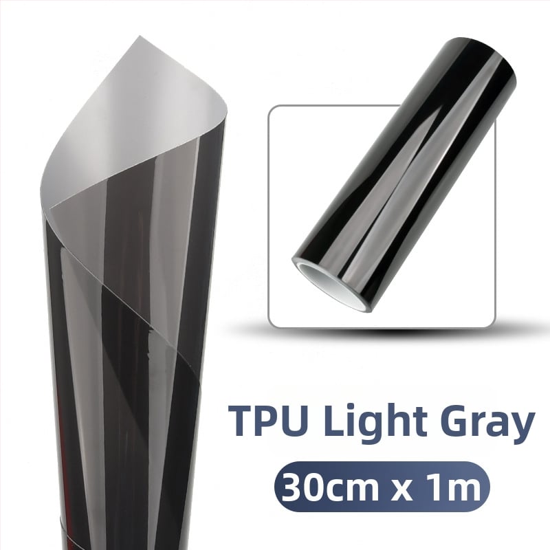 Folie pentru faruri auto: material - etichete; tip - folie pentru lumini; model transparent; montaj autoadeziv; personalizare disponibilă