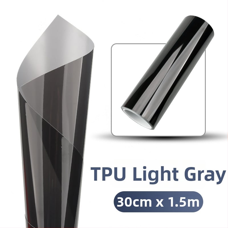 Folie pentru faruri auto: material - etichete; tip - folie pentru lumini; model transparent; montaj autoadeziv; personalizare disponibilă