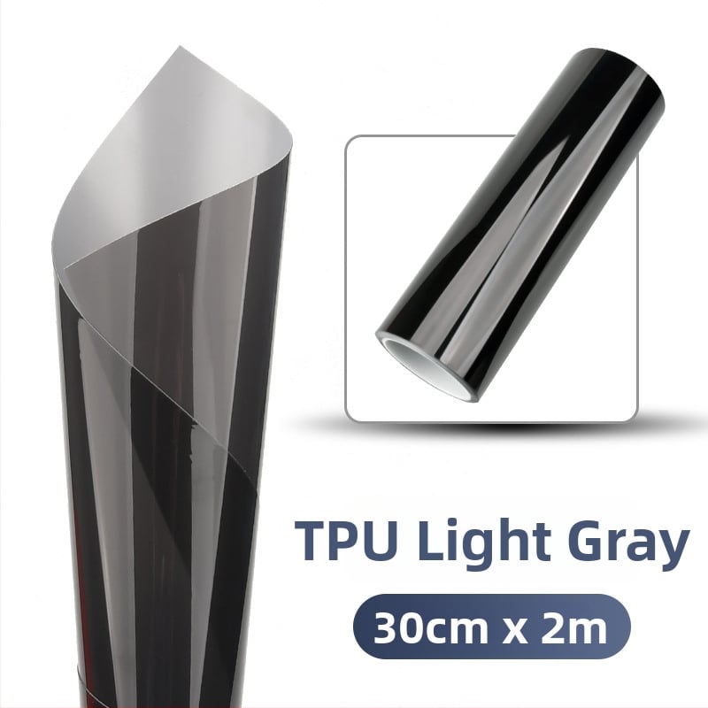 Folie pentru faruri auto: material - etichete; tip - folie pentru lumini; model transparent; montaj autoadeziv; personalizare disponibilă