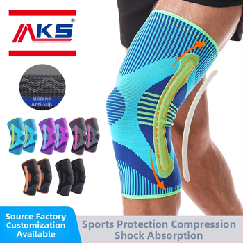 Genunchiere pentru adulți, silicon, amestec nylon-spandex-poliester, pentru alergare și drumeții