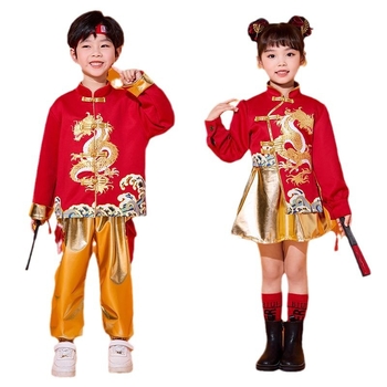 Dječji plesni kostim u korejskom stilu, 100% pamuk, unisex, za djecu od 8 godina