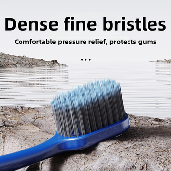 Perie de dinți manuală cu peri moi, pachet de 4, KR051, pentru adulți, protecția gingiilor