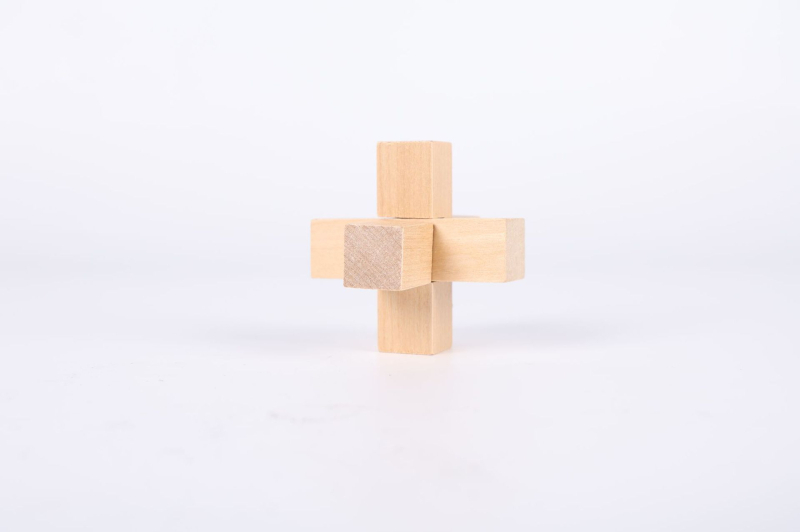 Blocare din lemn Kongming/Luban – joc educațional de tip puzzle pentru deblocare, copii 4–6 ani, desene personalizate, ambalaj blister