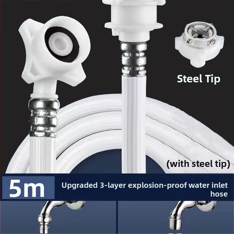 Țeavă de alimentare cu apă pentru mașina de spălat, PVC, Huixin, stil modern minimalist
