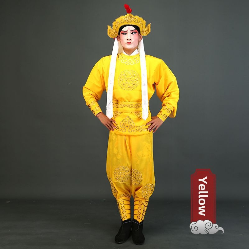 Set costum tradițional de operă chineză pentru spectacol: Peking și Qin Opera, stil Wu-Sheng, poliester