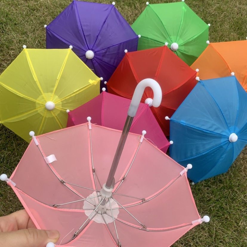 Umbrelă pentru copii cu mâner lung, 14 brațe, deschidere manuală, țesătură TPE, protecție UV UPF30+