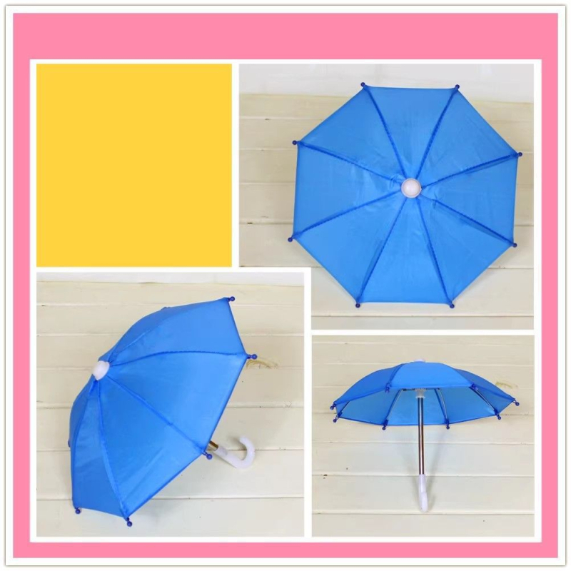 Umbrelă pentru copii cu mâner lung, 14 brațe, deschidere manuală, țesătură TPE, protecție UV UPF30+