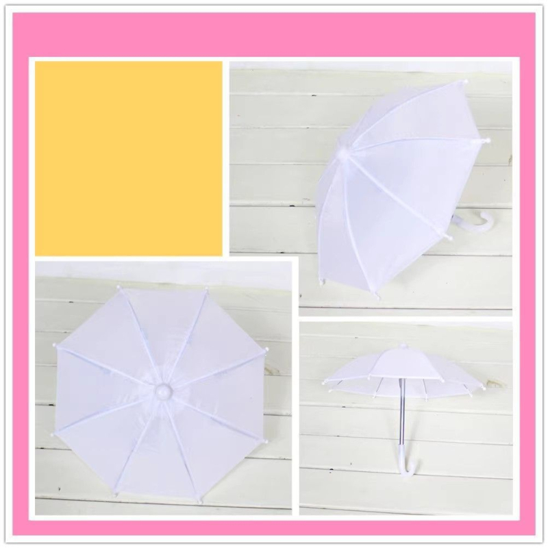 Umbrelă pentru copii cu mâner lung, 14 brațe, deschidere manuală, țesătură TPE, protecție UV UPF30+