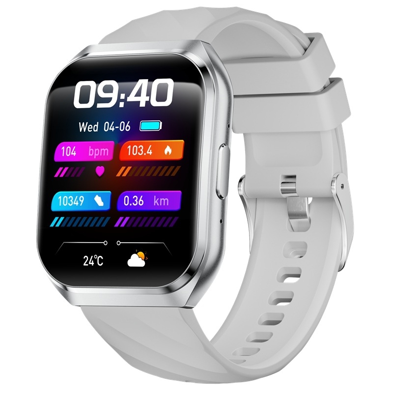 Ceas inteligent cu display AMOLED, baterie de 1000 mAh, monitorizare ritm cardiac și somn, rezistent la apă