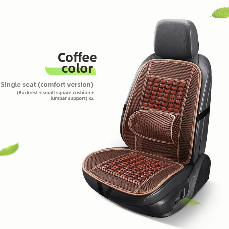 Autosedačková podložka z bambusových plátov, letná, priedušná, univerzálna, jednodielna