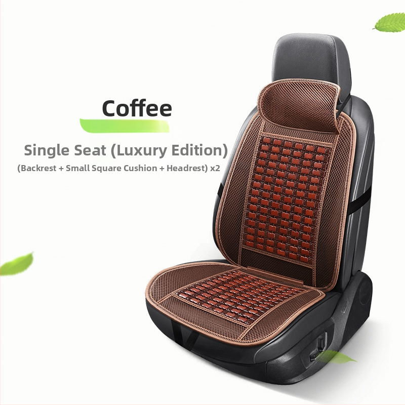 Autosedačková podložka z bambusových plátov, letná, priedušná, univerzálna, jednodielna