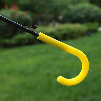 Ombrelă transparentă cu imprimeu animat cartoon, mâner lung, acoperire PVC, ramă din fier cu 8 brațe, ax din aliaj, deschidere semi-automată