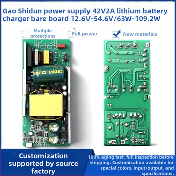 Încărcător pentru baterii litiu – placă goală, intrare 100-240 VAC, ieșire 12.6V 5A, PCB cu două fețe, transformator din cupru