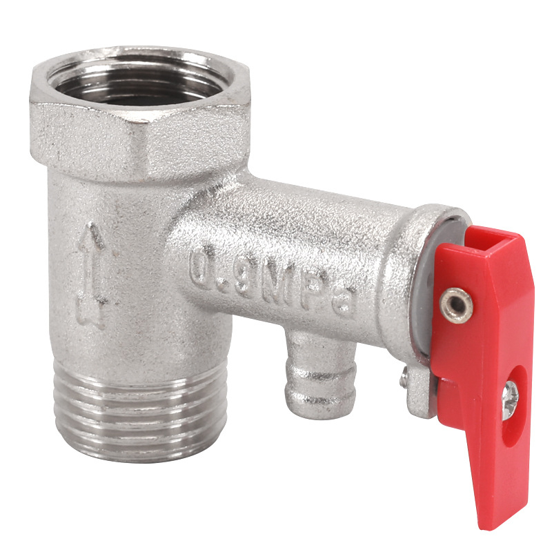 Valvă de siguranță pentru boilerul electric de apă — cupru, Hongying, eliberare presiune, design modern minimalist