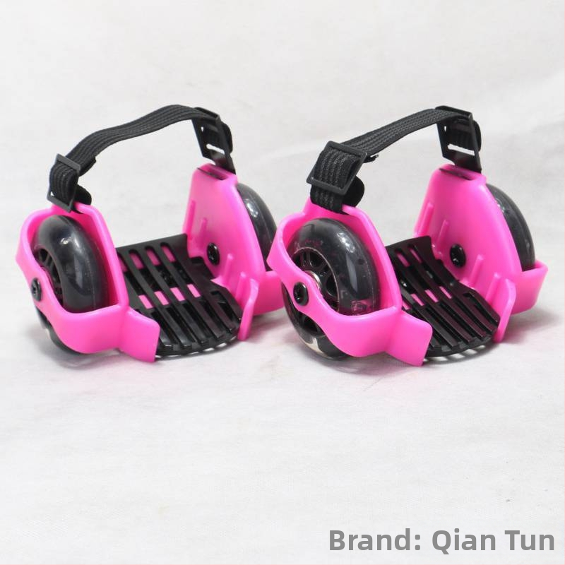 Blue bežné tenisky pre dospelých a deti s LED svetelnými kolesami