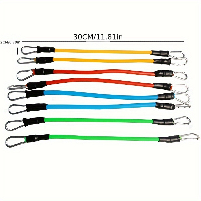 Taekwondo-edzéshez lábszárra tervezett feszítő készülék – latex ellenállókötél, 2×35 lb