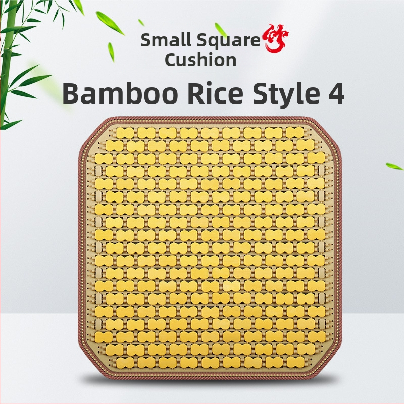 Podsedák na zadné sedadlo auta – bambusové plátky, dýchajúci chladiaci vankúš, univerzálny pre všetky ročné obdobia, značka Ming che zhi bao