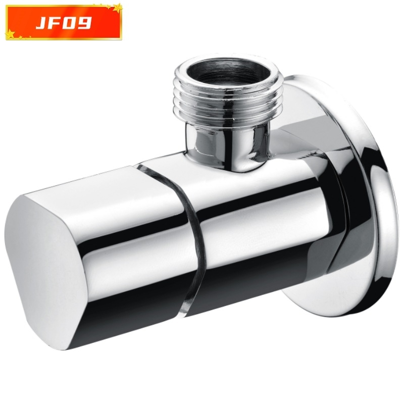 Mosazni ugaoni ventil za WC, perilicu rublja i bojler, model JFYJYC, radni tlak 1,6 MPa, unutarnji promjer 20 mm, ugradnja u zid