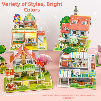 Puzzle tridimensional pentru copii – jucărie educativă DIY din spumă, potrivit pentru 4–6 ani, asamblare în 5 minute.