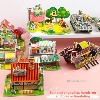 Puzzle tridimensional pentru copii – jucărie educativă DIY din spumă, potrivit pentru 4–6 ani, asamblare în 5 minute.