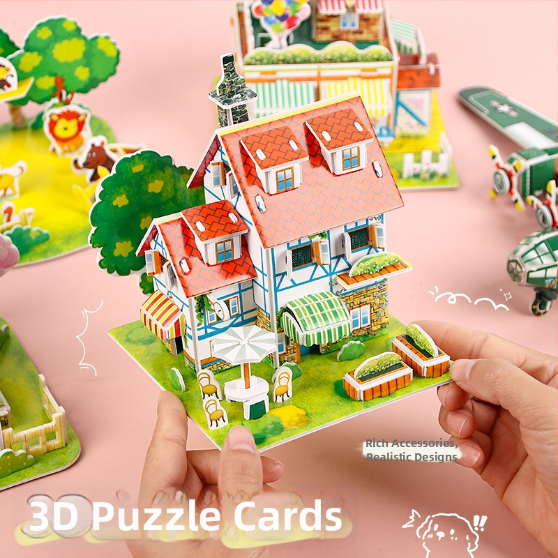 Puzzle tridimensional pentru copii – jucărie educativă DIY din spumă, potrivit pentru 4–6 ani, asamblare în 5 minute.