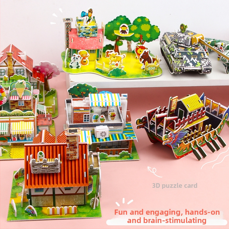 Puzzle tridimensional pentru copii – jucărie educativă DIY din spumă, potrivit pentru 4–6 ani, asamblare în 5 minute.