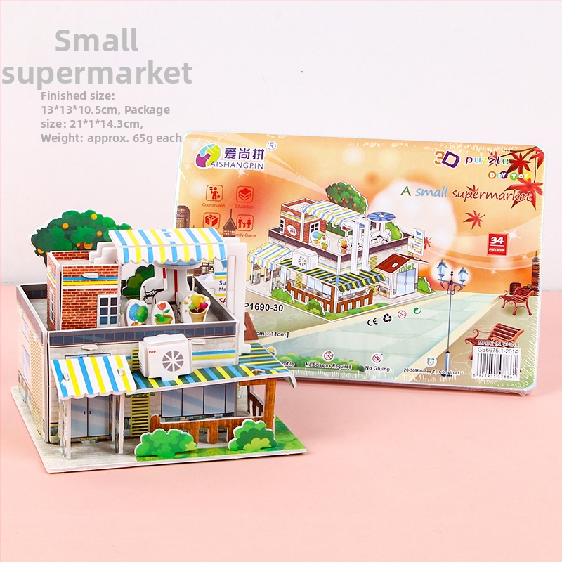 Puzzle tridimensional pentru copii – jucărie educativă DIY din spumă, potrivit pentru 4–6 ani, asamblare în 5 minute.