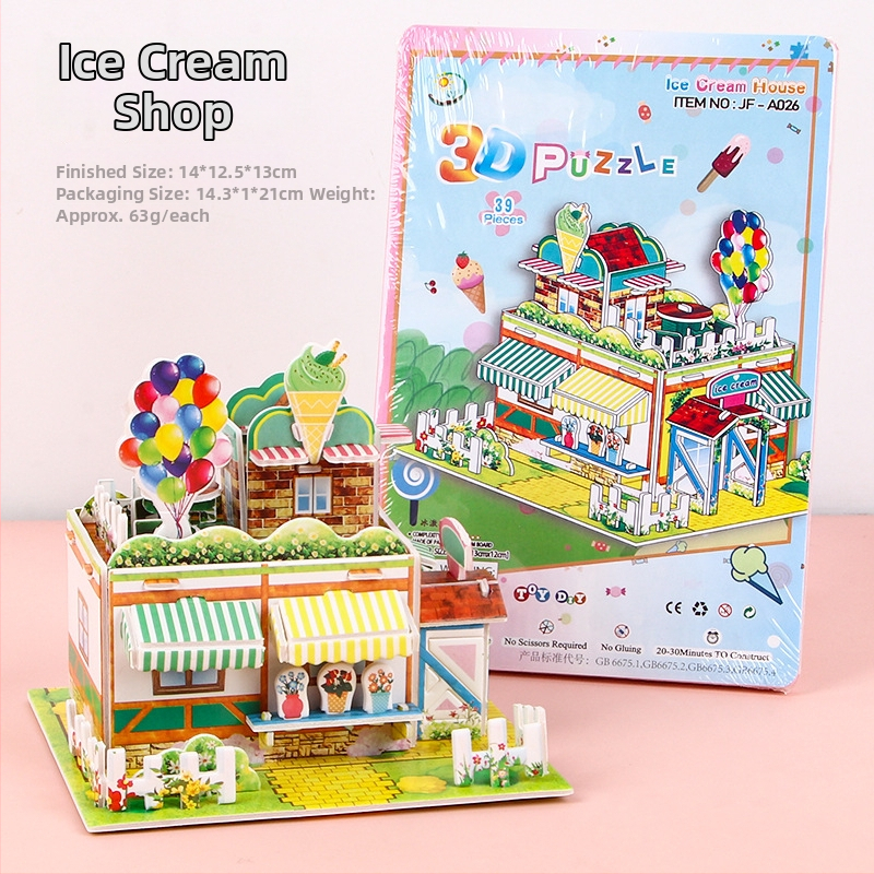 Puzzle tridimensional pentru copii – jucărie educativă DIY din spumă, potrivit pentru 4–6 ani, asamblare în 5 minute.